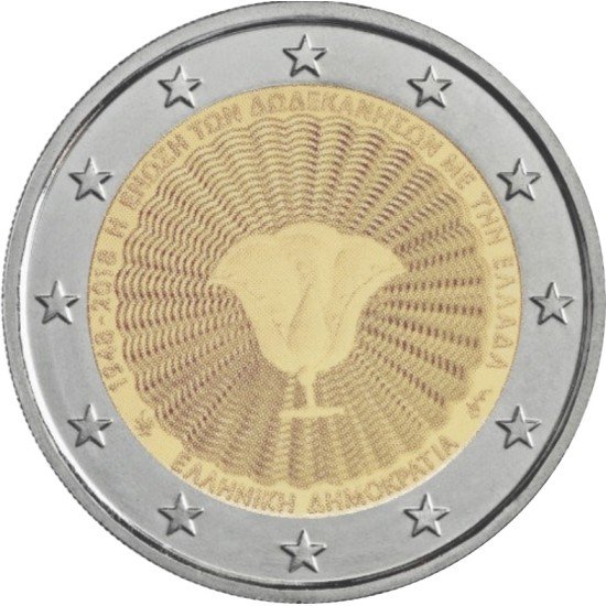 Grecia 2018 2 € euros conmemorativos  Islas Dodecaneso