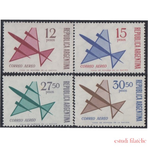 Argentina A- 108/111 1965 Serie Corriente. Tipo de 1963-64 MNH