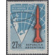 Argentina A- 112 1966 Lanzamiento de Cohetes en la Antártida MNH