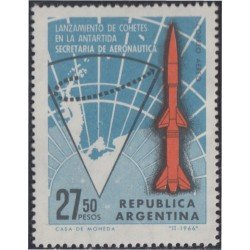 Argentina A- 112 1966 Lanzamiento de Cohetes en la Antártida MNH Argentina A- 112 1966 Lanzamiento de Cohetes en la Antártida MNH