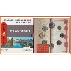 Holanda 2019 Cartera Oficial Monedas € euros BU Set Maastricht