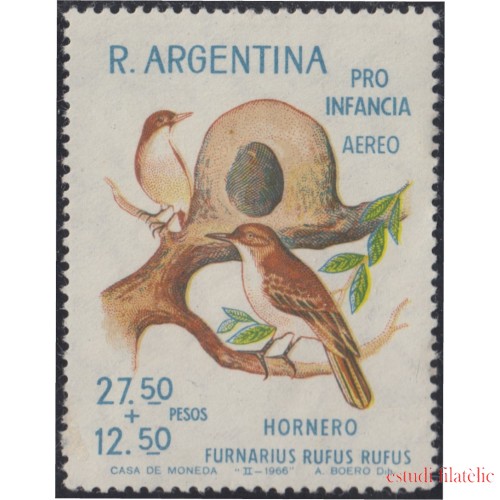 Argentina A- 113 1966 Sobrecarga Pro Infancia MNH
