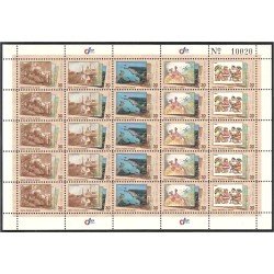 Costa Rica 601/05 1996 Minipliego Turismo MNH Costa Rica 601/05 1996 Minipliego Turismo MNH