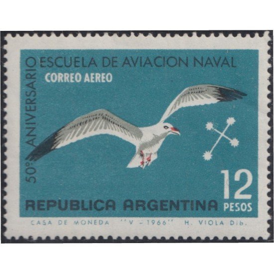 Argentina A- 114 1966 100° de la Escuela de aviación naval MNH