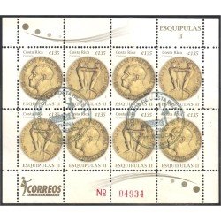 Costa Rica 848a/49a 2007 Minipliego 20 Años acuerdo de paz de Esquipulas II MNH Costa Rica 848a/49a 2007 Minipliego 20 Años acuerdo de paz de Esquipulas II MNH