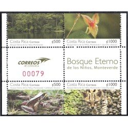 Costa Rica 937/40 2011 Flora y fauna de la reserva de Monteverde MNH Costa Rica 937/40 2011 Flora y fauna de la reserva de Monteverde MNH