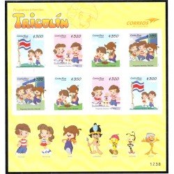 Costa Rica 941/44 2011 Minipliego Programa para los niños Tricolín MNH Costa Rica 941/44 2011 Minipliego Programa para los niños Tricolín MNH