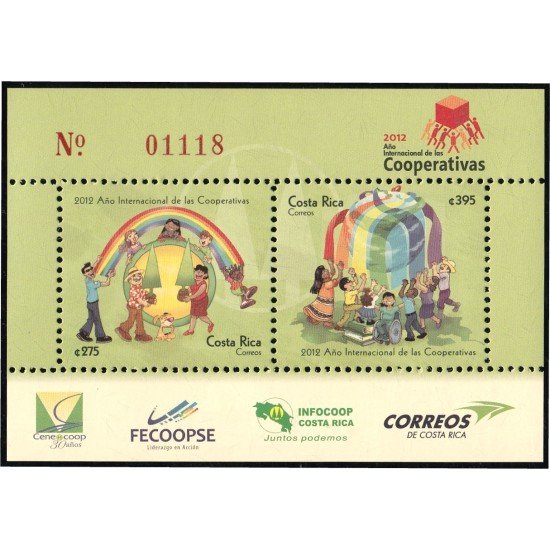 Costa Rica 954/55 2012 Naciones Unidas Año Internacional de las cooperativas MNH Costa Rica 954/55 2012 Naciones Unidas Año Internacional de las cooperativas MNH