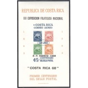 Costa Rica HB 6 1963 Centenario del sello postal MNH Sin dentar