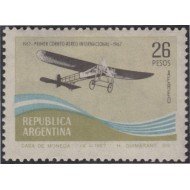 Argentina A- 117 1967 50 Años del Primer vuelo postal Buenos Aires-Montevideo MNH