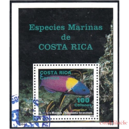 Costa Rica HB 14 1994 Especies marinas de Costa Rica usada