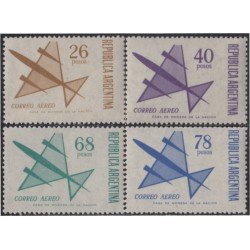 Argentina A- 118/121 1968 Serie Corriente. Tipo de 1963-64 MNH Argentina A- 118/121 1968 Serie Corriente. Tipo de 1963-64 MNH