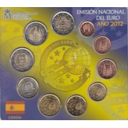 España Spain 2012 Cartera Oficial Euros € + 2€ Burgos + 2 € Av. Euro