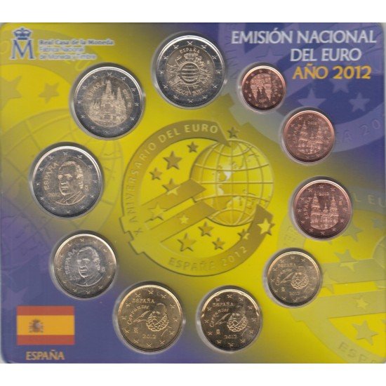 España Spain 2012 Cartera Oficial Euros € + 2€ Burgos + 2 € Av. Euro España Spain 2012 Cartera Oficial Euros € + 2€ Burgos + 2 € Av. Euro