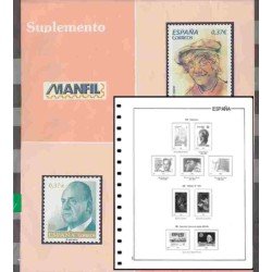 España Hojas Álbum Manfil 1976/82 Montadas España Hojas Álbum Manfil 1976/82 Montadas
