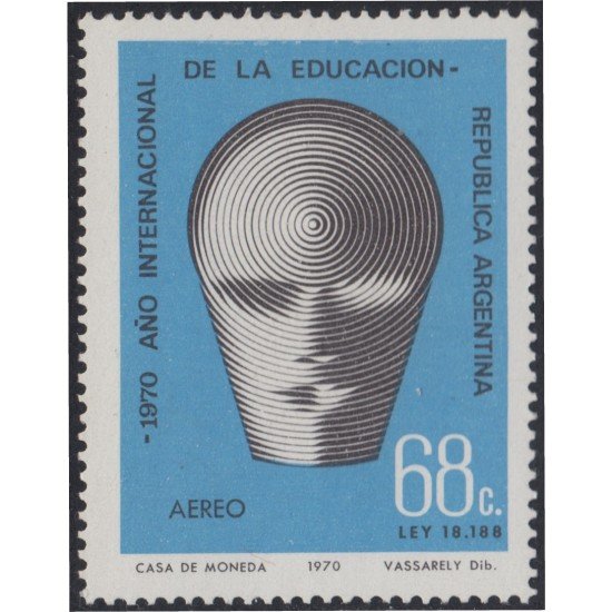 Argentina A- 132 1970 Año Internacional de la educación MNH