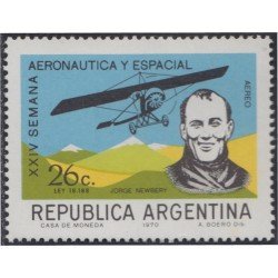 Argentina A- 136 1970 24 Semana de aeronáutica y espacio MNH Argentina A- 136 1970 24 Semana de aeronáutica y espacio MNH