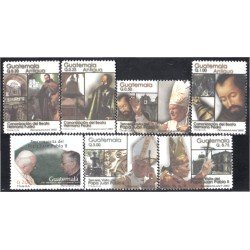 Guatemala 480/86 2002 Canonización del Beato Hermano Pedro MNH Guatemala 480/86 2002 Canonización del Beato Hermano Pedro MNH