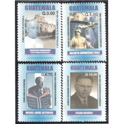 Guatemala 476/79 2001 Miguel Ángel Asturias Francisco Marroquin Jacinto Rodriguez César Brañas MNH Guatemala 476/79 2001 Miguel Ángel Asturias Francisco Marroquin Jacinto Rodriguez César Brañas MNH