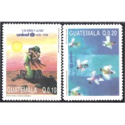 Guatemala 474/75 1997 50 Aniversario de la UNICEF MNH