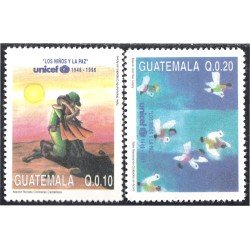 Guatemala 474/75 1997 50 Aniversario de la UNICEF MNH Guatemala 474/75 1997 50 Aniversario de la UNICEF MNH