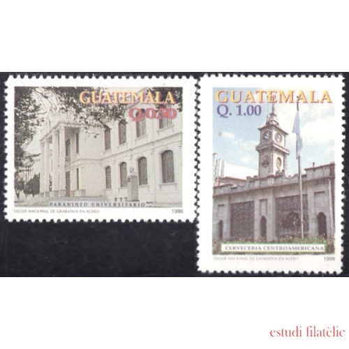 Guatemala 473AB 1997 Edificios Universitario y Centroamericano MNH