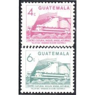 Guatemala 471/72 1994 Centro Cultural Miguel Ángel Asturias MNH