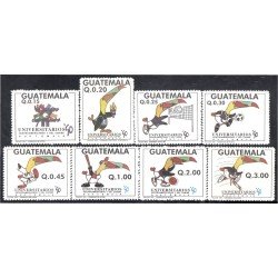 Guatemala 457/64 1990 Universitarios Centroamericanos del Caribe MNH Guatemala 457/64 1990 Universitarios Centroamericanos del Caribe MNH