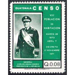 Guatemala 429 1974 Gral. Carlos Araño Osorio usado Guatemala 429 1974 Gral. Carlos Araño Osorio usado