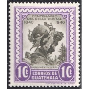 Guatemala 331 1946 Centenario del sello postal Monumento UPU MNH