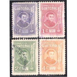 Guatemala 355/58 1952 Fray Enrique de Rivera usados Guatemala 355/58 1952 Fray Enrique de Rivera usados