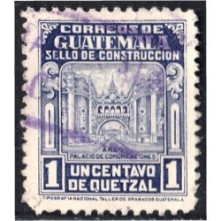 Guatemala 337 1949 Arco Palacio de Comunicaciones usados Guatemala 337 1949 Arco Palacio de Comunicaciones usados