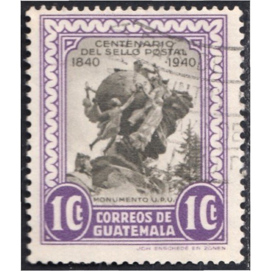 Guatemala 331 1946 Monumento UPU usados Guatemala 331 1946 Monumento UPU usados