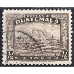 Guatemala 320 1944 Ruinas de Zakuleu usados Guatemala 320 1944 Ruinas de Zakuleu usados