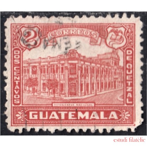 Guatemala 318 1943 Imprenta Nacional usados