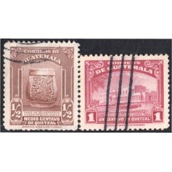 Guatemala 316/17 1942 Vaso de Guastatoya Asilo de ancianos usados Guatemala 316/17 1942 Vaso de Guastatoya Asilo de ancianos usados
