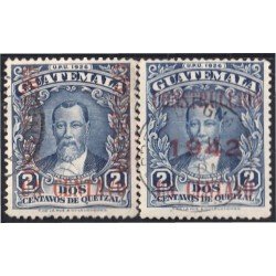 Guatemala 308/09 1941/42 Justo Rufino Barrios usados Guatemala 308/09 1941/42 Justo Rufino Barrios usados