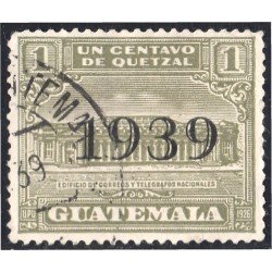 Guatemala 298D 1939 Edificio de Correos y Telégrafos usados Guatemala 298D 1939 Edificio de Correos y Telégrafos usados