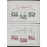 Argentina HB 12/13 1960 150 Años de la Revolución de 1810 MNH