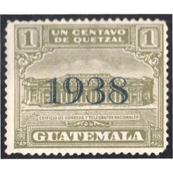 Guatemala 298B 1938 Edificio de Correos y Telégrafos 150 Años de la Constitución de EE.UU sin goma Guatemala 298B 1938 Edificio de Correos y Telégrafos 150 Años de la Constitución de EE.UU sin goma