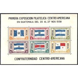 Guatemala HB 3 1938 Exp. Filatélica Centro Americana Banderas MH Guatemala HB 3 1938 Exp. Filatélica Centro Americana Banderas MH