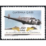Guatemala 653 2011 100 Años de locomoción aérea en Guatemala MNH