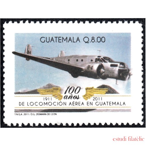 Guatemala 653 2011 100 Años de locomoción aérea en Guatemala MNH