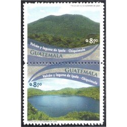 Guatemala 629/30 2010 Volcán y Laguna de Ipala MNH Guatemala 629/30 2010 Volcán y Laguna de Ipala MNH