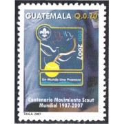 Guatemala 580 2007 Centenario movimiento scout mundial MNH