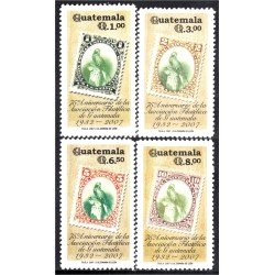 Guatemala 574/77 2007 75º Aniversario de la Asociación Filatélica de Guatemala MNH Guatemala 574/77 2007 75º Aniversario de la Asociación Filatélica de Guatemala MNH