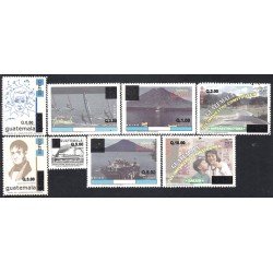 Guatemala 566/73 2007 Serie antigua anulación de valor inicial nuevo valor MNH Guatemala 566/73 2007 Serie antigua anulación de valor inicial nuevo valor MNH