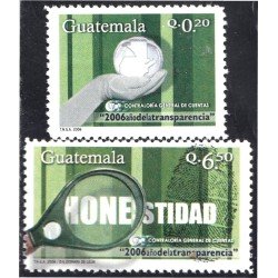 Guatemala 564/65 2007 Contraloría General de Cuentas MNH Guatemala 564/65 2007 Contraloría General de Cuentas MNH
