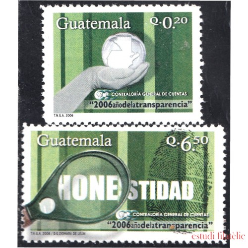 Guatemala 564/65 2007 Contraloría General de Cuentas MNH