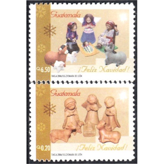 Guatemala 562/63 2006 Navidad Christmas MNH Guatemala 562/63 2006 Navidad Christmas MNH